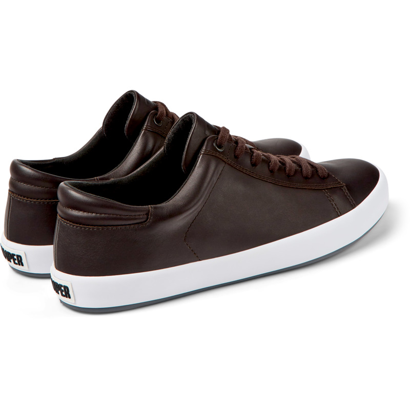 CAMPER Andratx - Sneakers For Men - Brown, Size 40, Smooth Leather
