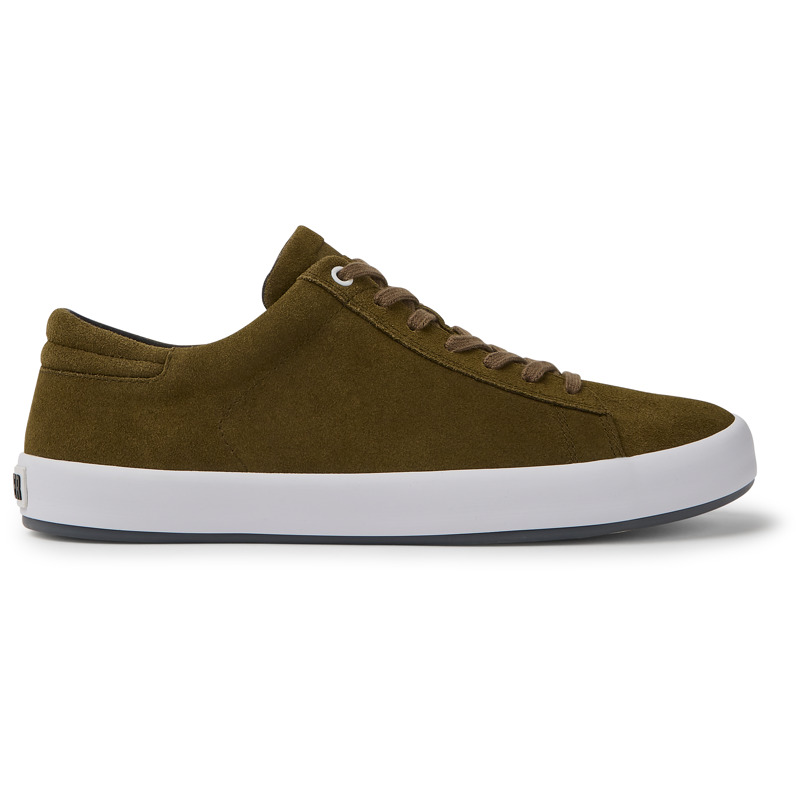 CAMPER Andratx - Zapatillas para Hombre - Verde, talla 44, Ante o Piel Vuelta