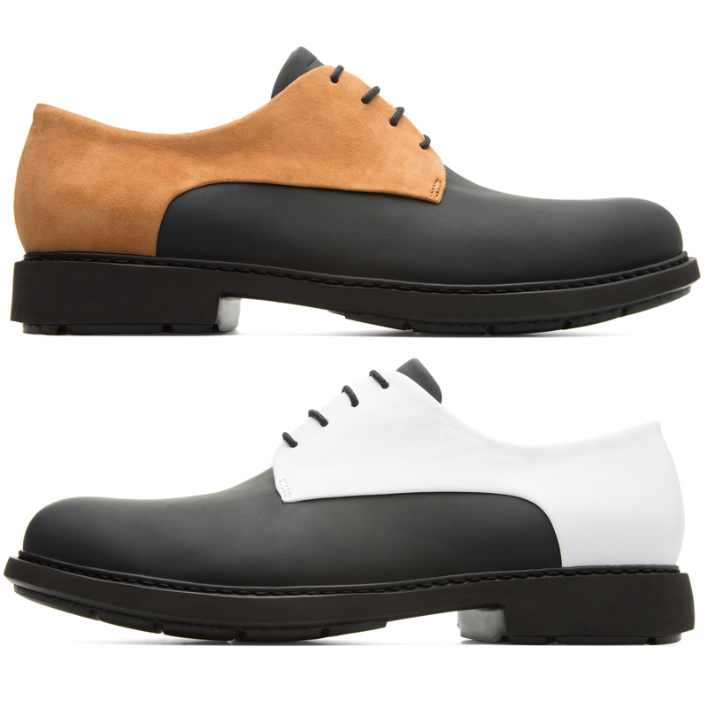 CAMPER Twins - Formal shoes for Men - Black,Blue,White, Smooth leather - K100240