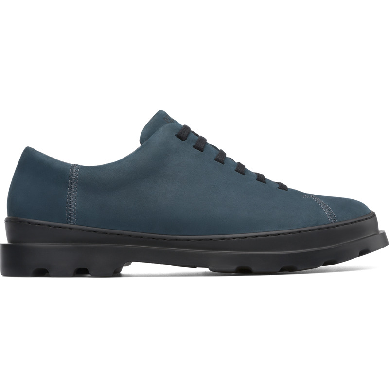 CAMPER Brutus - Zapatos de vestir para Hombre - Azul, talla 44, Ante o Piel Vuelta