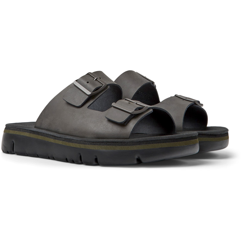 Camper Oruga - Sandals For Men - Brown, Size 43, Smooth Leather