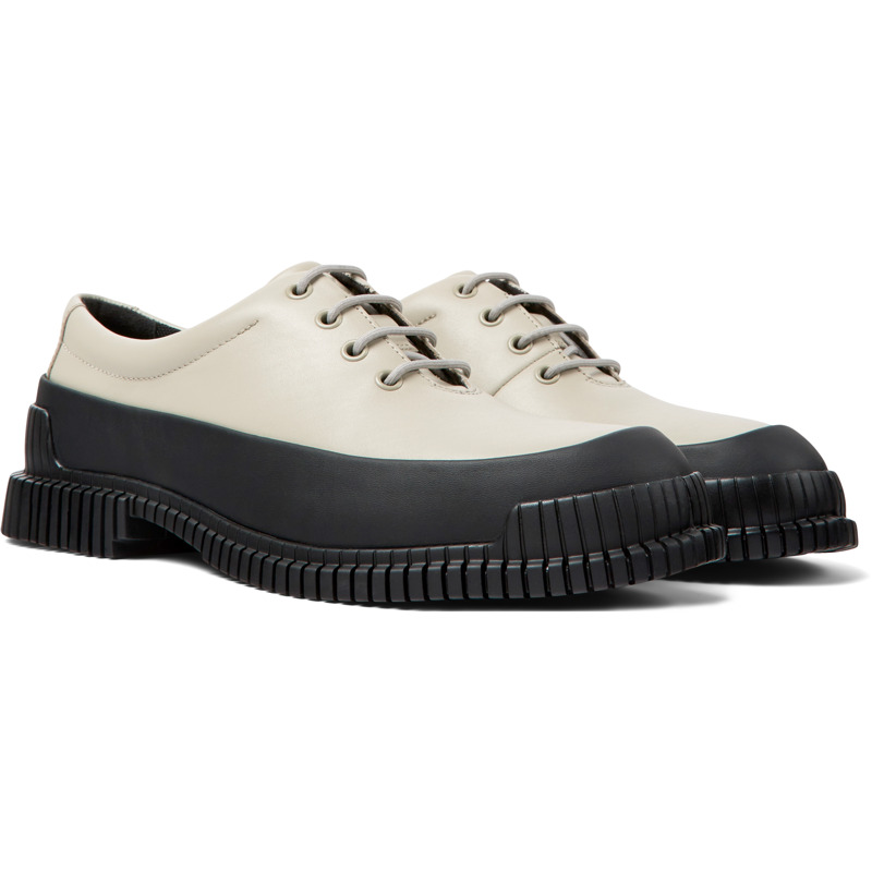 Camper Pix - Formal Shoes For Men - Grey, Black, Size 40, Smooth Leather