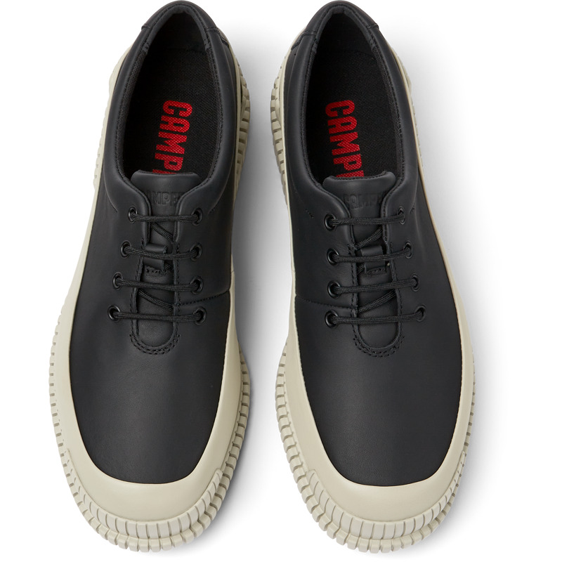 Camper Pix - Loafers For Men - Black, Grey, Size 41, Smooth Leather