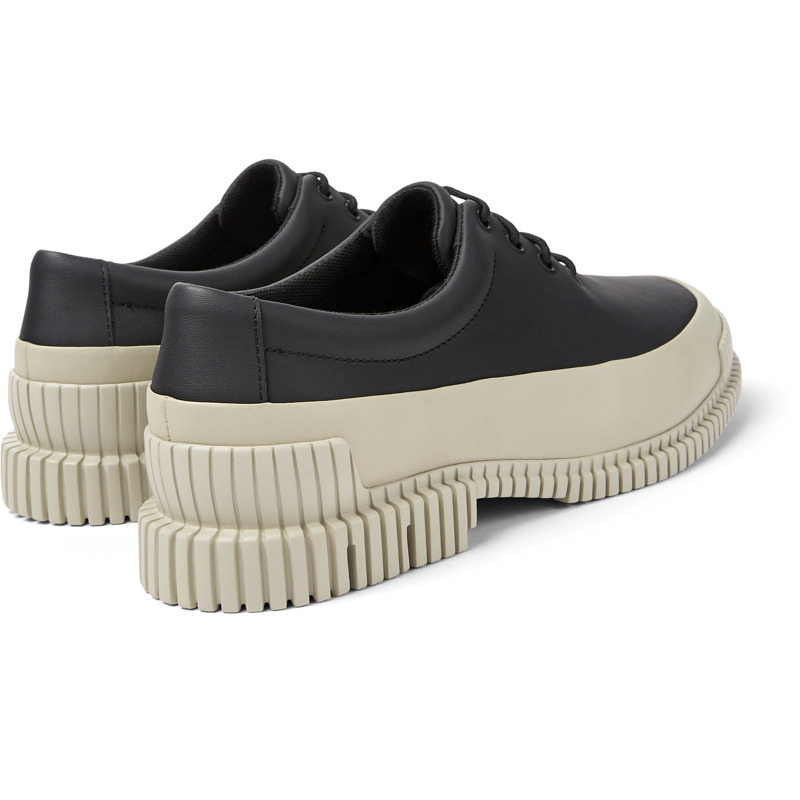 CAMPER Pix - Loafers For Men - Black,Grey, Size 43, Smooth Leather
