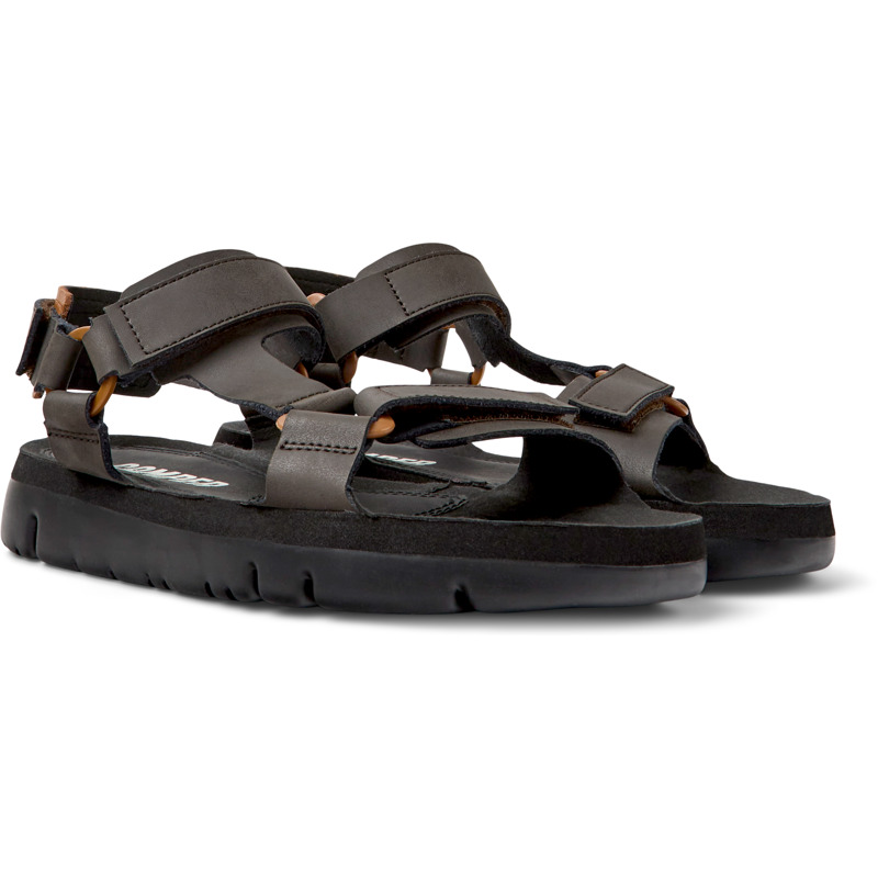 Camper Oruga - Sandals For Men - Brown, Size 42, Smooth Leather