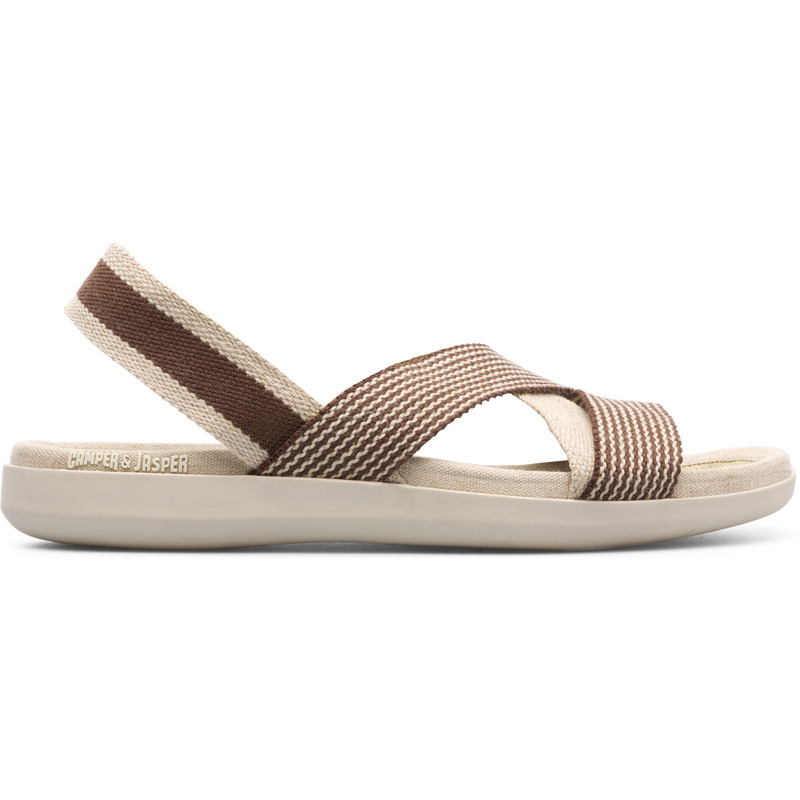 Camper Camper & jasper, Sandali Uomo, Marrone/Beige, Misura 40 (EU), K100477-001