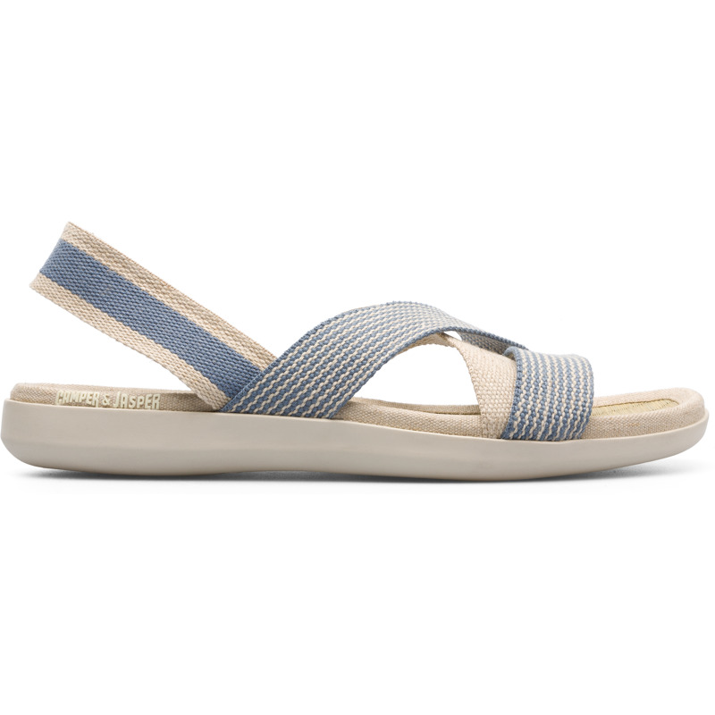 Camper Camper & jasper, Sandali Uomo, Blu/Beige, Misura 40 (EU), K100477-002