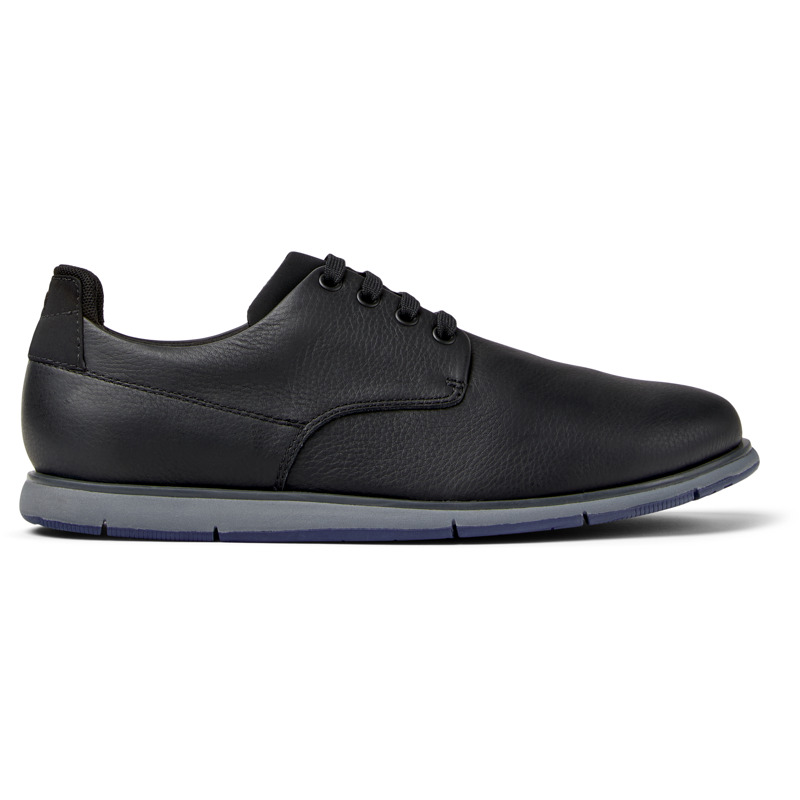 Camper Smith Plain Toe Derby In Black