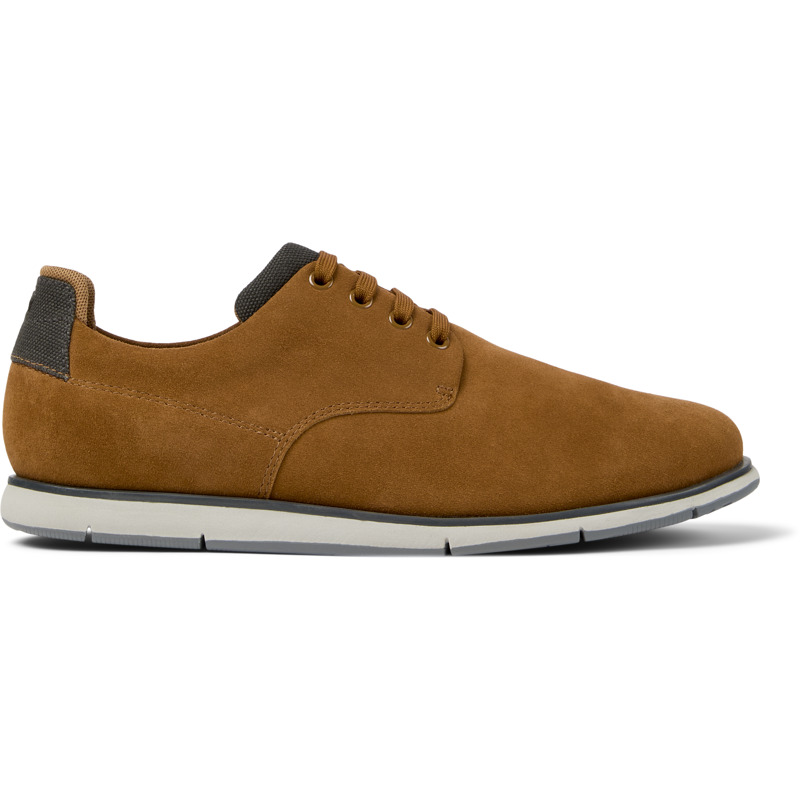 CAMPER Smith - Zapatos de vestir para Hombre - Marron, talla 39, Piel Vuelta/Textil