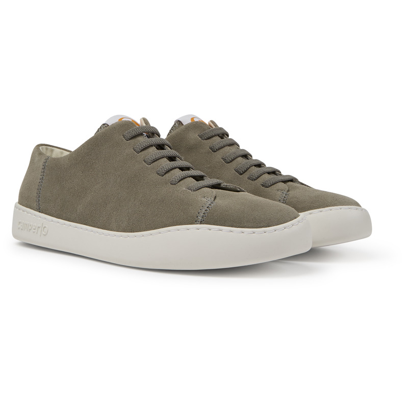 Camper Peu Touring - Sneakers Para Hombre - Gris, Talla 8, Ante O Piel Vuelta