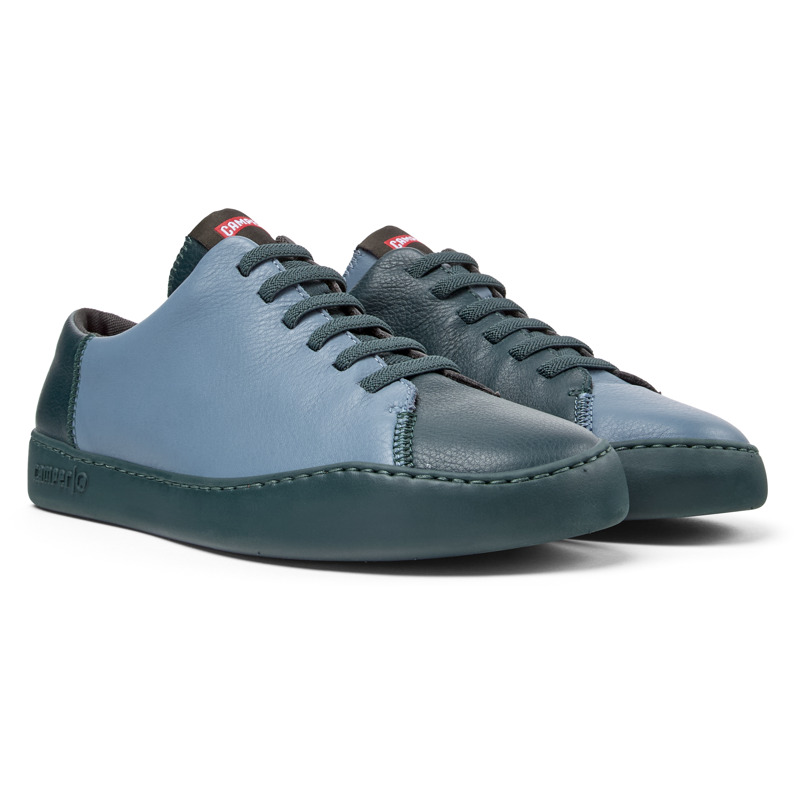 CAMPER Twins - Sneakers Για Ανδρικα - Γκρι,Πράσινο, Μέγεθος 41, Smooth Leather