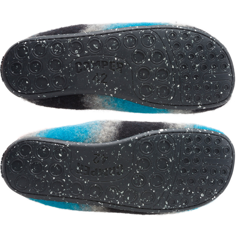 CAMPER Twins - Slippers For Men - Grey,Black,Blue, Size 44, Cotton Fabric