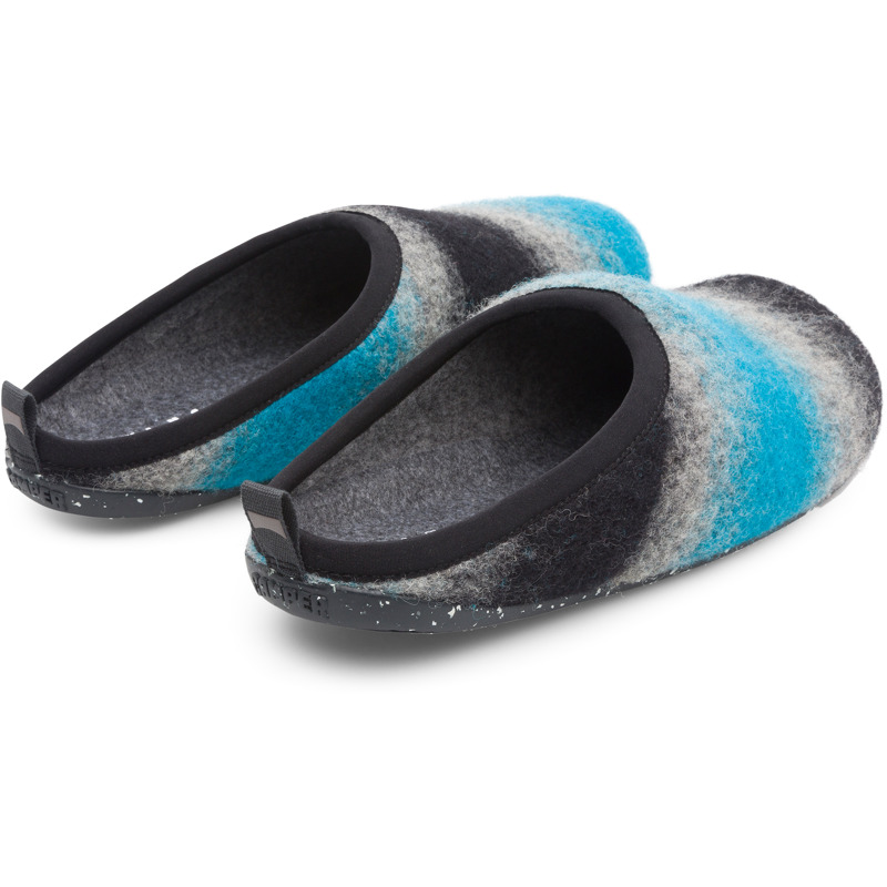 CAMPER Twins - Slippers For Men - Grey,Black,Blue, Size 43, Cotton Fabric
