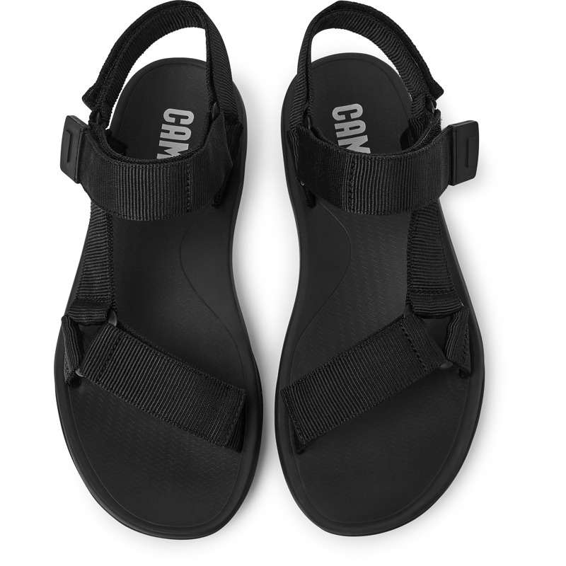 Camper Match - Sandals For Men - Black, Size 40, Cotton Fabric