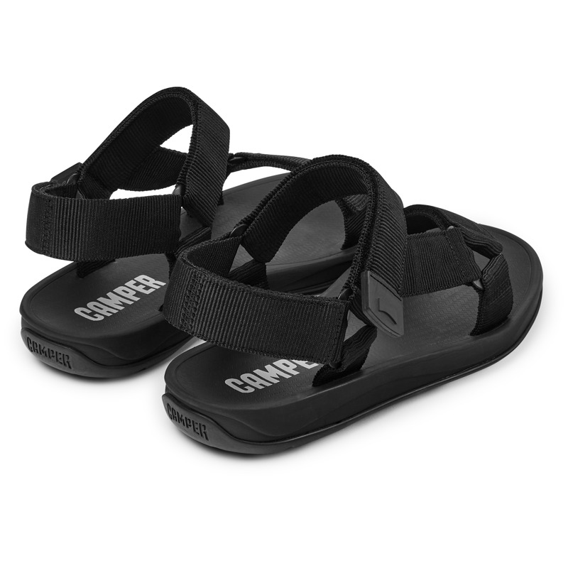 Camper Match - Sandals For Men - Black, Size 46, Cotton Fabric