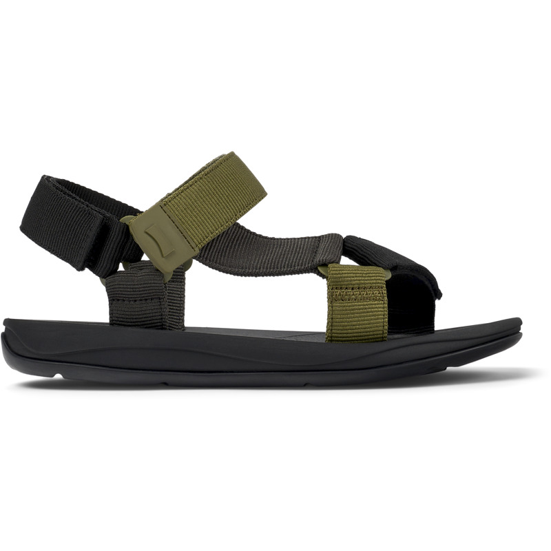 CAMPER Match - Sandals For Men - Black,Grey,Green, Size 39, Cotton Fabric