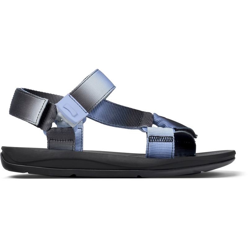 CAMPER Twins - Sandals for Men - Blue,Grey,Black, size 6, Cotton fabric