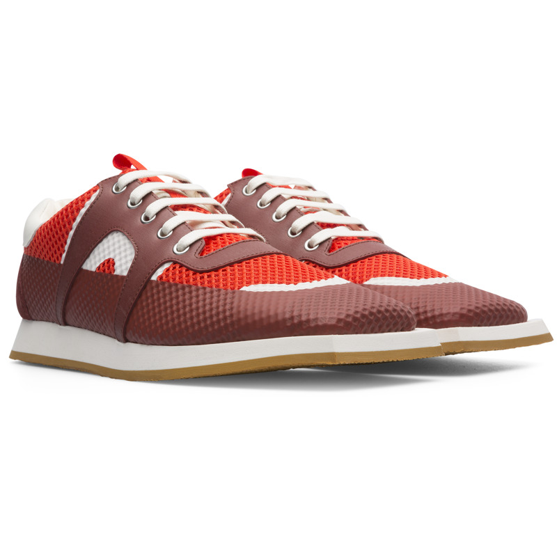 Shop Camperlab Sneakers For Men In Brown,red,white