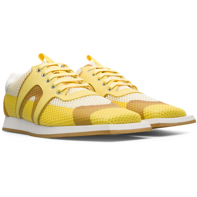Shop Camperlab Sneakers For Men In Yellow,white