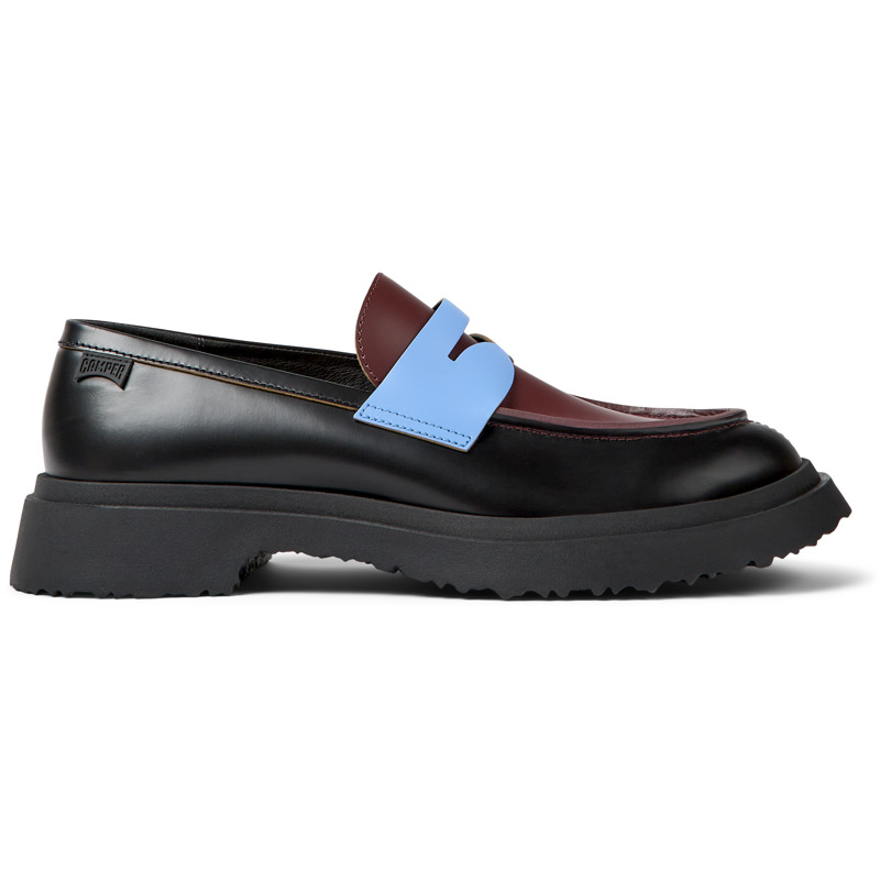 CAMPER Twins - Zapatos de vestir para Hombre - Negro,Azul,Burdeos, talla 42, Piel Lisa
