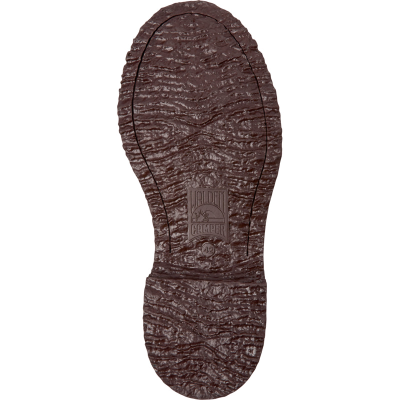 Camper Walden - Loafers For Men - Burgundy, Size 45, Smooth Leather