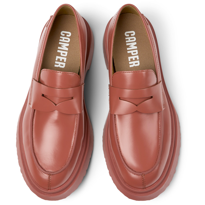 CAMPER Walden - Chaussures Habillées Pour Homme - Rouge, Taille 43, Cuir Lisse