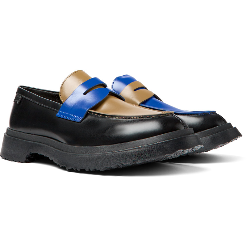 CAMPER Twins - Elegante Schuhe Für Herren - Schwarz,Braun ,Blau, Größe 39, Glattleder