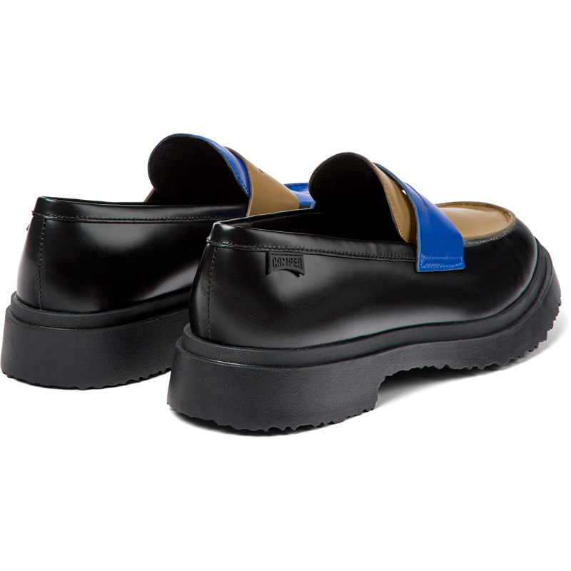 CAMPER Twins - Nette Schoenen Voor Heren - Zwart,Bruin,Blauw, Maat 42, Smooth Leather