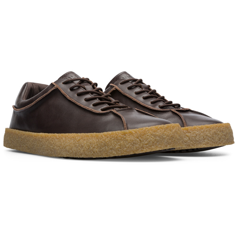 CAMPER Bark - Casual For Men - Brown, Size 42, Smooth Leather