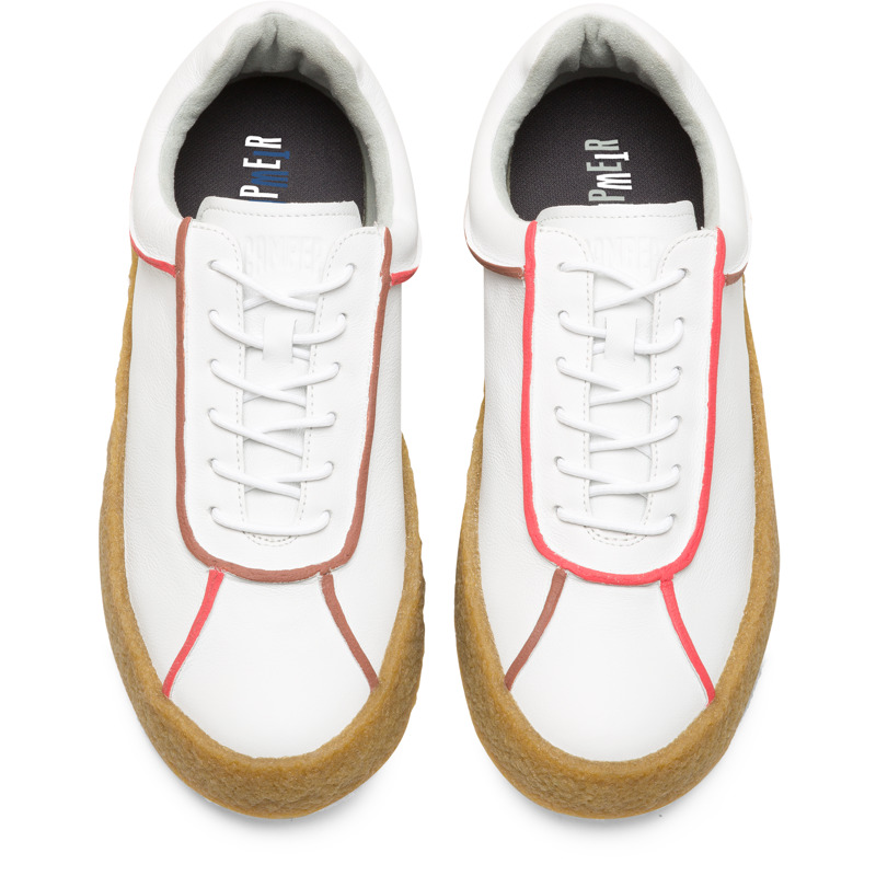 Camper Twins - Casual For Men - White, Size 45, Smooth Leather