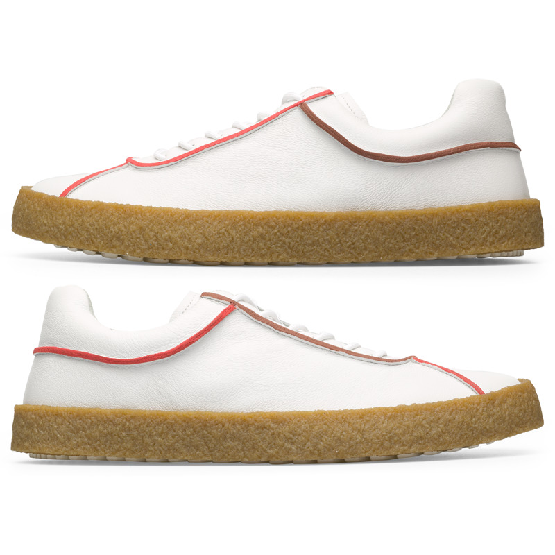 Camper Twins - Casual For Men - White, Size 45, Smooth Leather