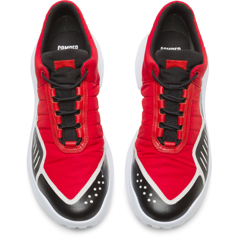 CAMPER Camper X SailGP - Sneakers For Men - Red,Black,White, Size 40, Cotton Fabric/Smooth Leather