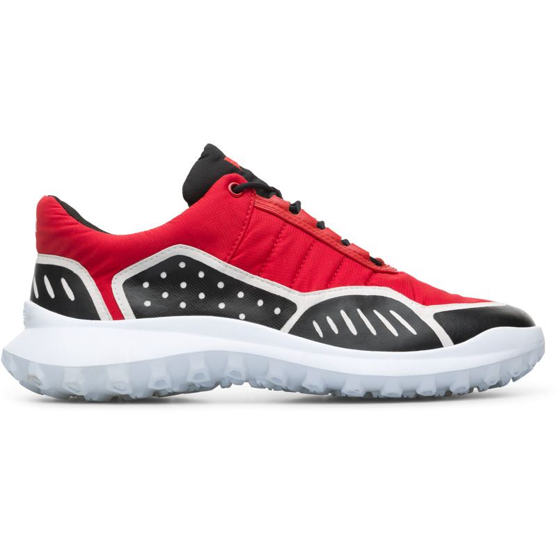 CAMPER Camper X SailGP - Sneakers For Men - Red,Black,White, Size 45, Cotton Fabric/Smooth Leather