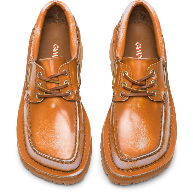 CAMPERLAB Eki - Formal Shoes For Men - Brown,Purple, Size 7, Smooth Leather