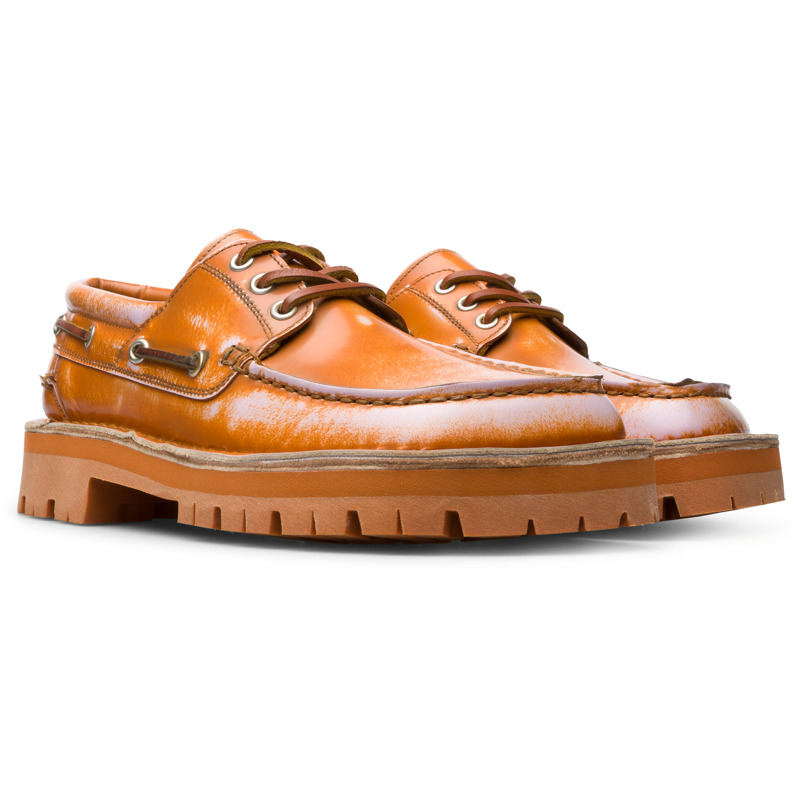 CAMPERLAB Eki - Formal Shoes For Men - Brown,Purple, Size 6.5, Smooth Leather