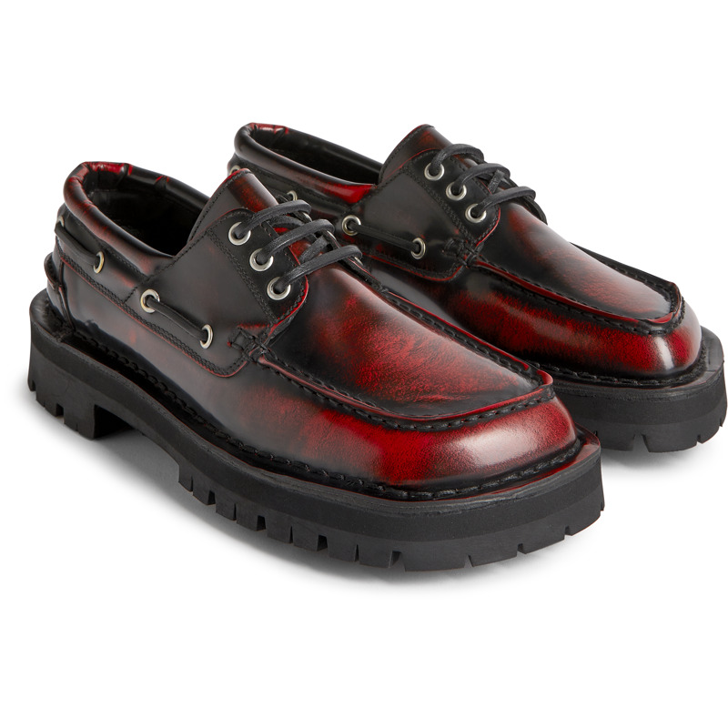 Camper - Formal Shoes For - Black, Red, Size 45,