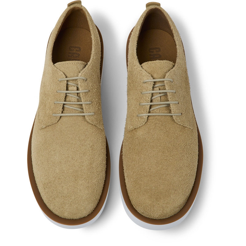 CAMPER Wagon - Formal Shoes For Men - Beige, Size 43, Suede