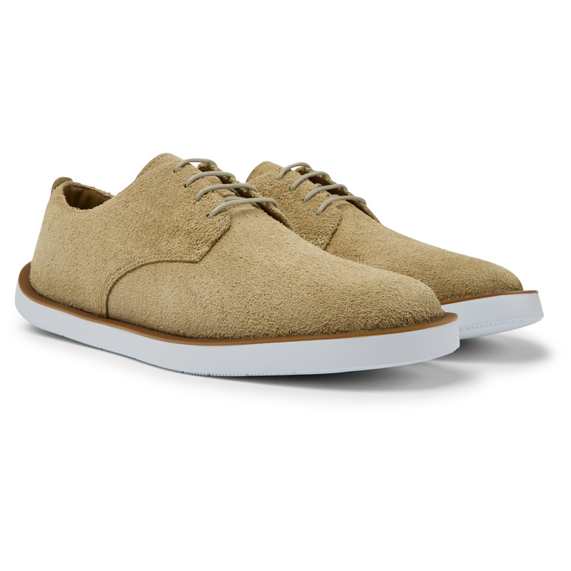 CAMPER Wagon - Formal Shoes For Men - Beige, Size 39, Suede