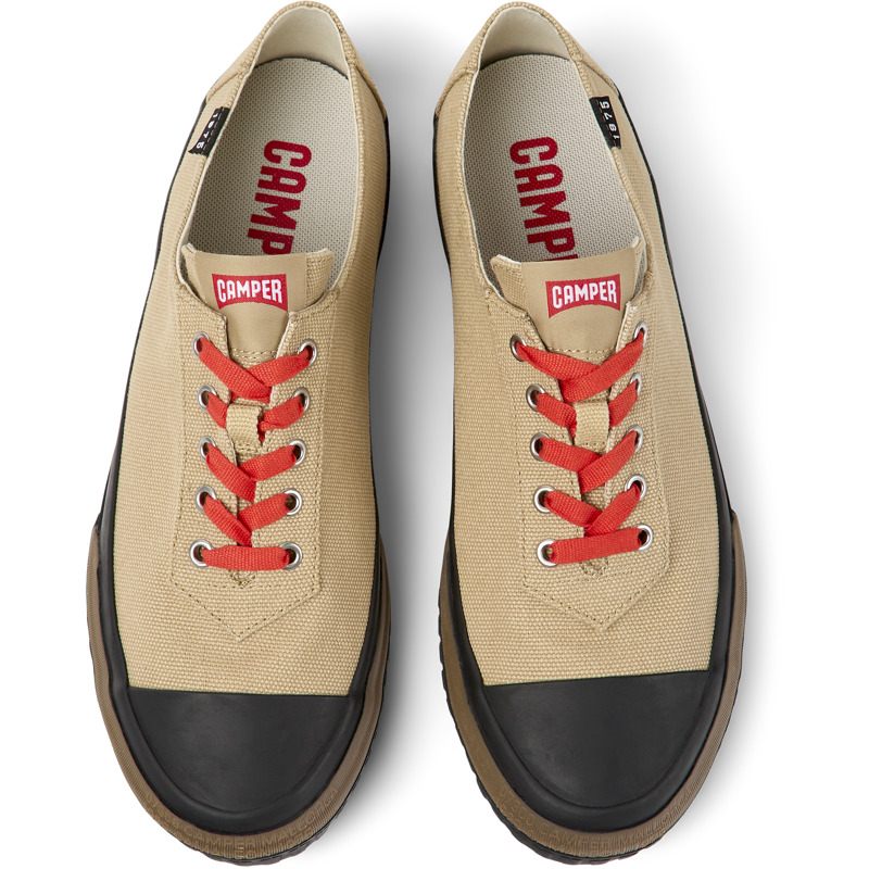CAMPER Camaleon - Sneakers For Men - Beige, Size 43, Cotton Fabric