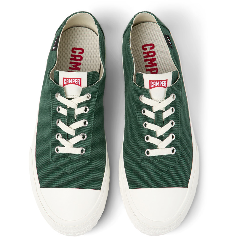 CAMPER Camaleon - Sneakers For Men - Green, Size 44, Cotton Fabric