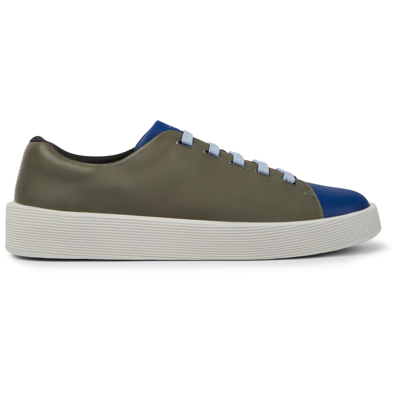 CAMPER Twins - Zapatillas para Hombre - Azul,Gris,Marron, talla 43, Piel Lisa