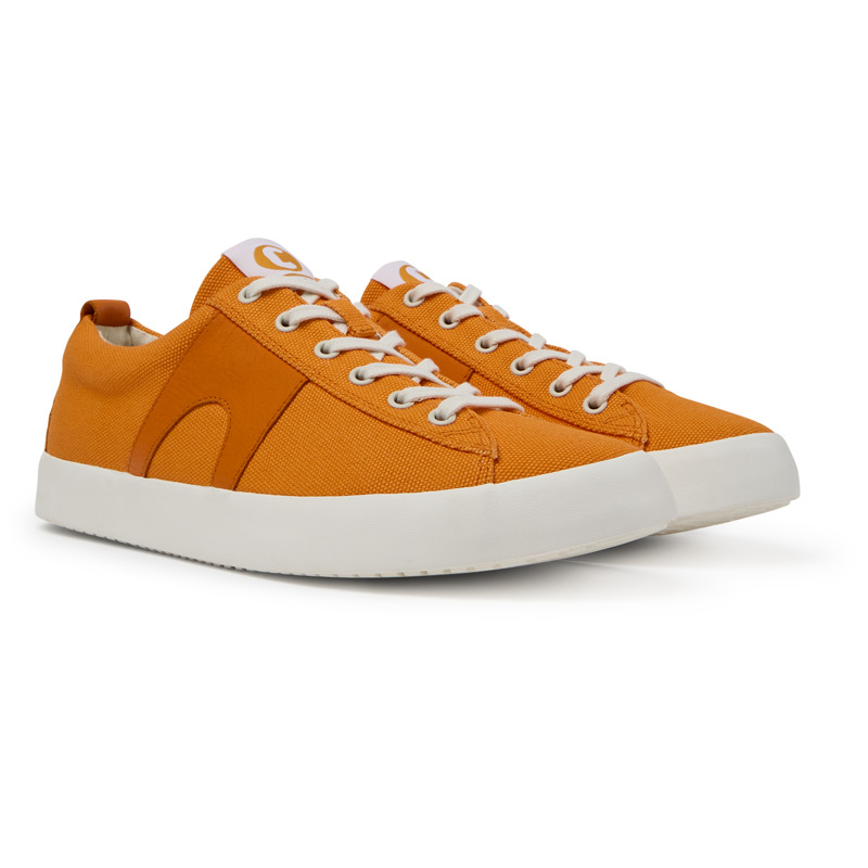 Camper Imar - Sneakers Para Hombre - Naranja, Talla 8, Textil/Piel Lisa