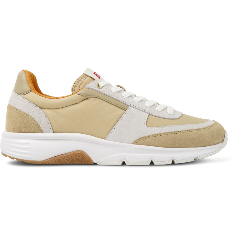 CAMPER Drift - Sneakers For Men - Beige,White, Size 12, Cotton Fabric