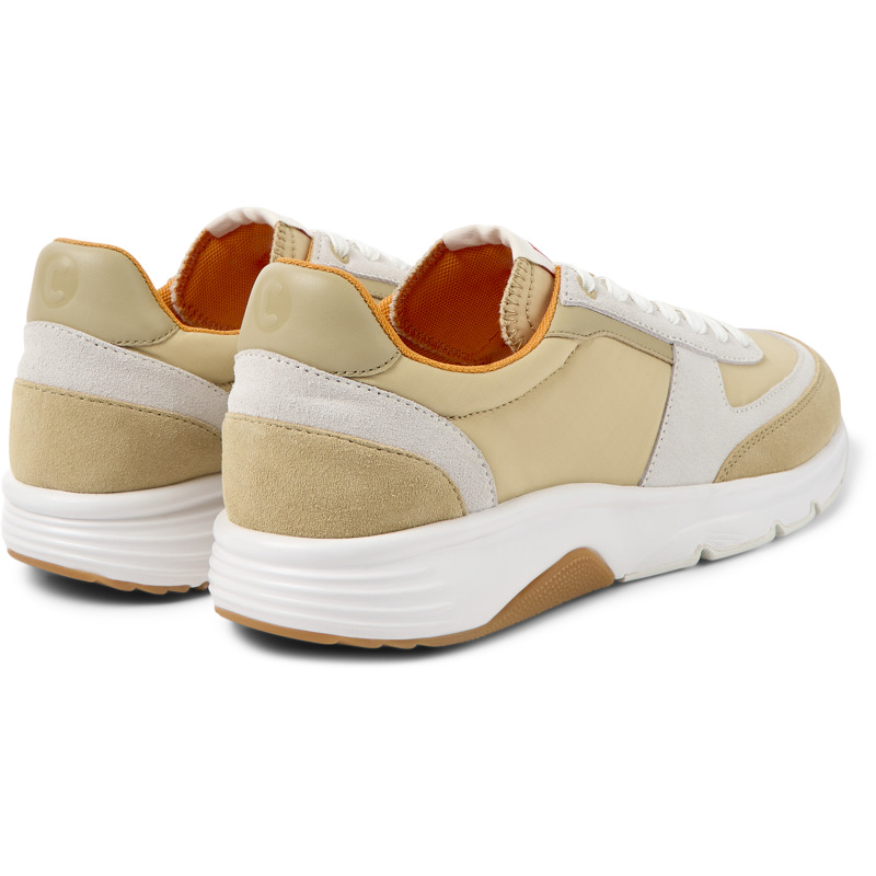 CAMPER Drift - Sneakers For Men - Beige,White, Size 10, Cotton Fabric
