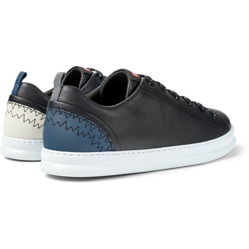 CAMPER Twins - Sneakers Voor Heren - Zwart, Maat 41, Smooth Leather