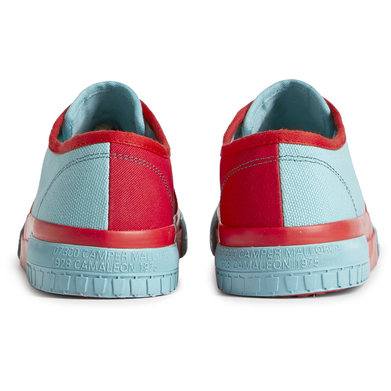 Camper Twins - Sneakers For Men - Blue, Red, Size 46, Cotton Fabric