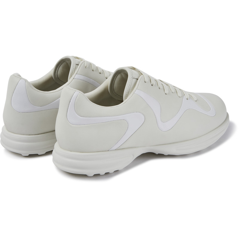 CAMPER Twins - Sneakers For Men - White, Size 42, Smooth Leather
