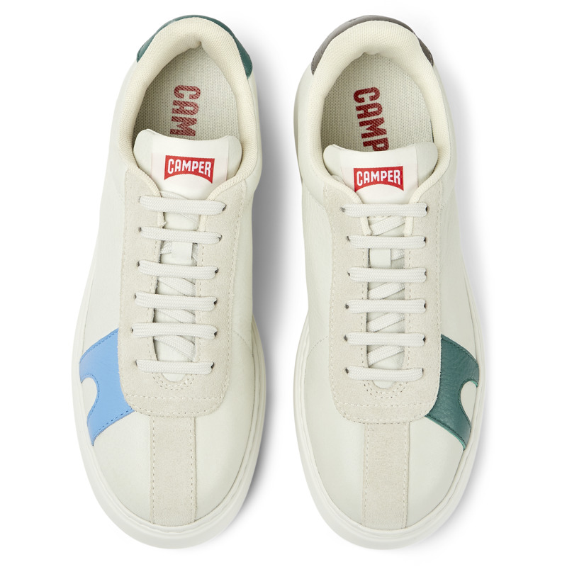 CAMPER Twins - Baskets Pour Homme - Blanc, Taille 43, Cuir Lisse