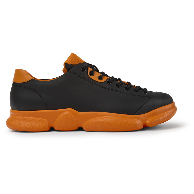 CAMPER Karst - Zapatillas para Hombre - Negro,Naranja, talla 39, Piel Lisa