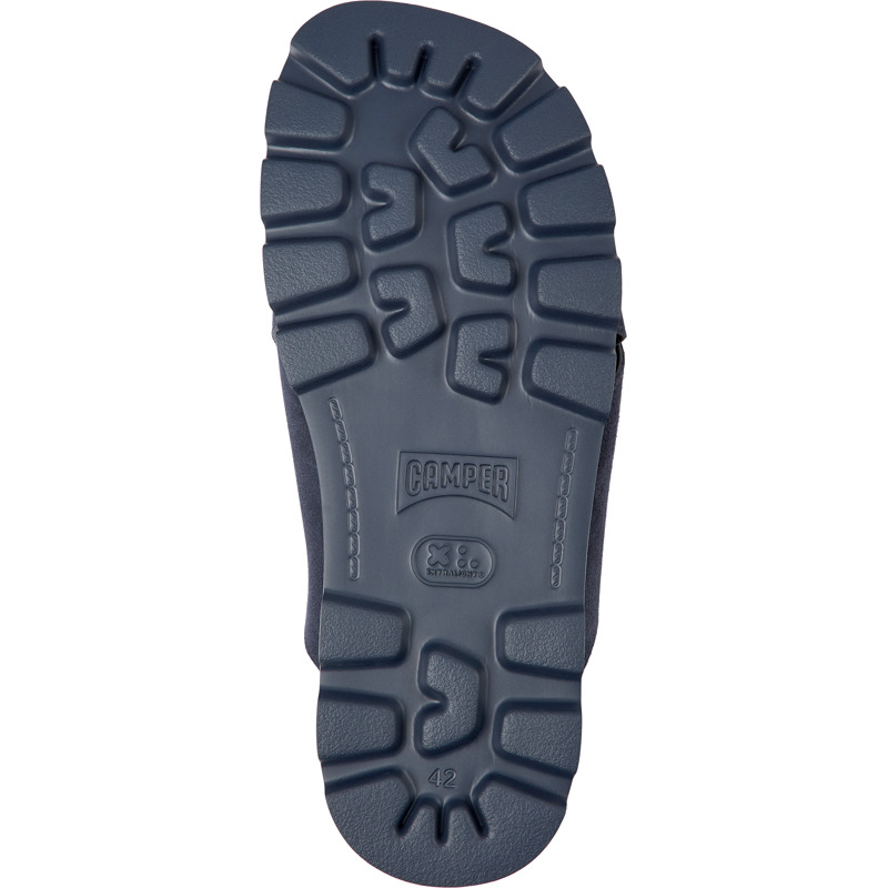 CAMPER Brutus Sandal - Sandals For Men - Blue, Size 43, Suede